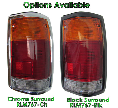Mazda B2200 Rear Light Assembly - Black Surround - LH