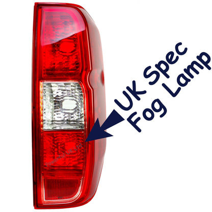 Rear Light ( Non Genuine ) - RH with Fog - for Nissan Navara D40