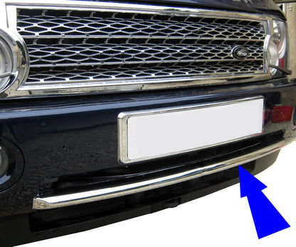 Front Bumper Strip - Chrome for Range Rover L322