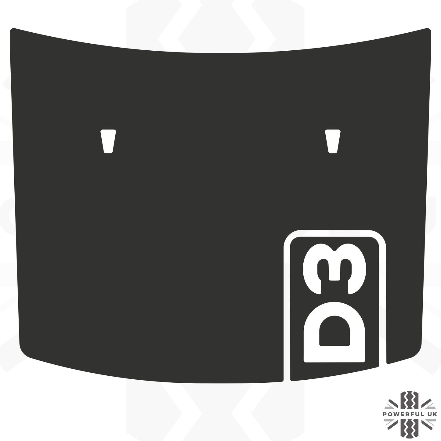 Anti-Reflective Bonnet Graphic - D3 for Land Rover Discovery 3