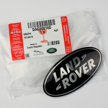 Genuine Front Grille Badge - Black & Silver - for Range Rover Sport L461