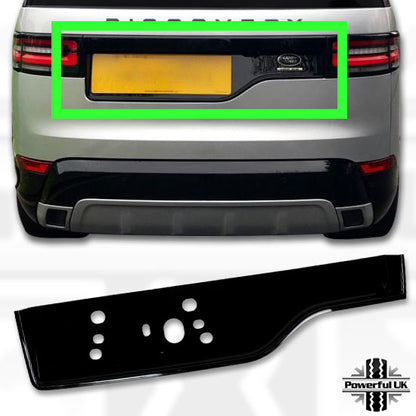 Tailgate Number Plate Moulding in Black for Land Rover Discovery 5 Dynamic