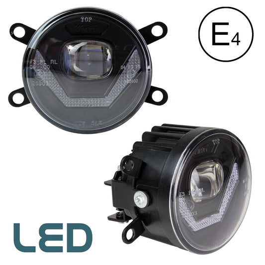 Front Bumper fog & DRL 2 in 1 LED lamps for Range Rover  L322 2010 ( Type 2 )