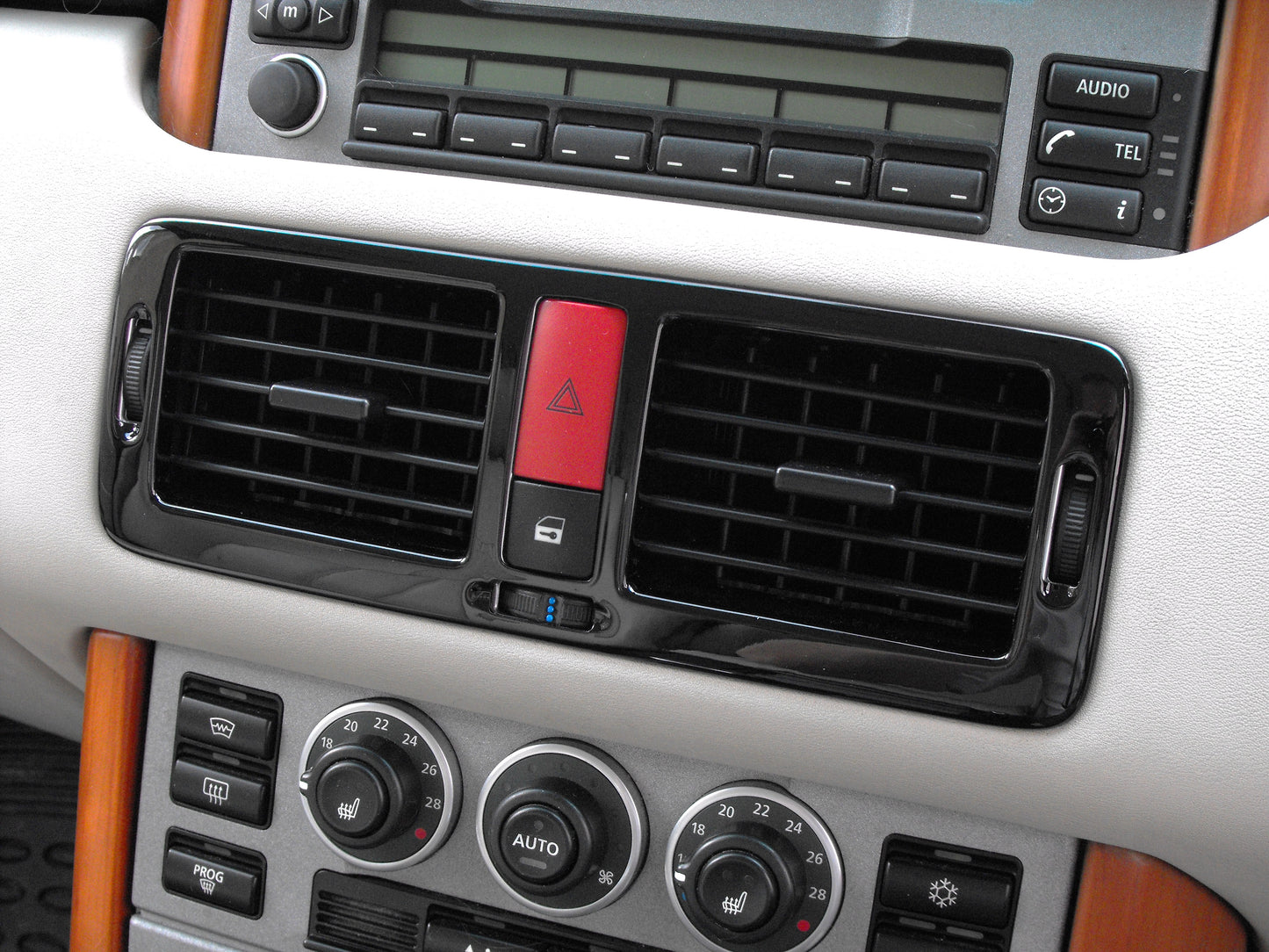 Interior Fascia Cover Kit (9pc)  for Range Rover L322 - Black Piano