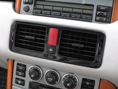Interior Fascia Cover Kit (9pc)  for Range Rover L322 - Black Piano