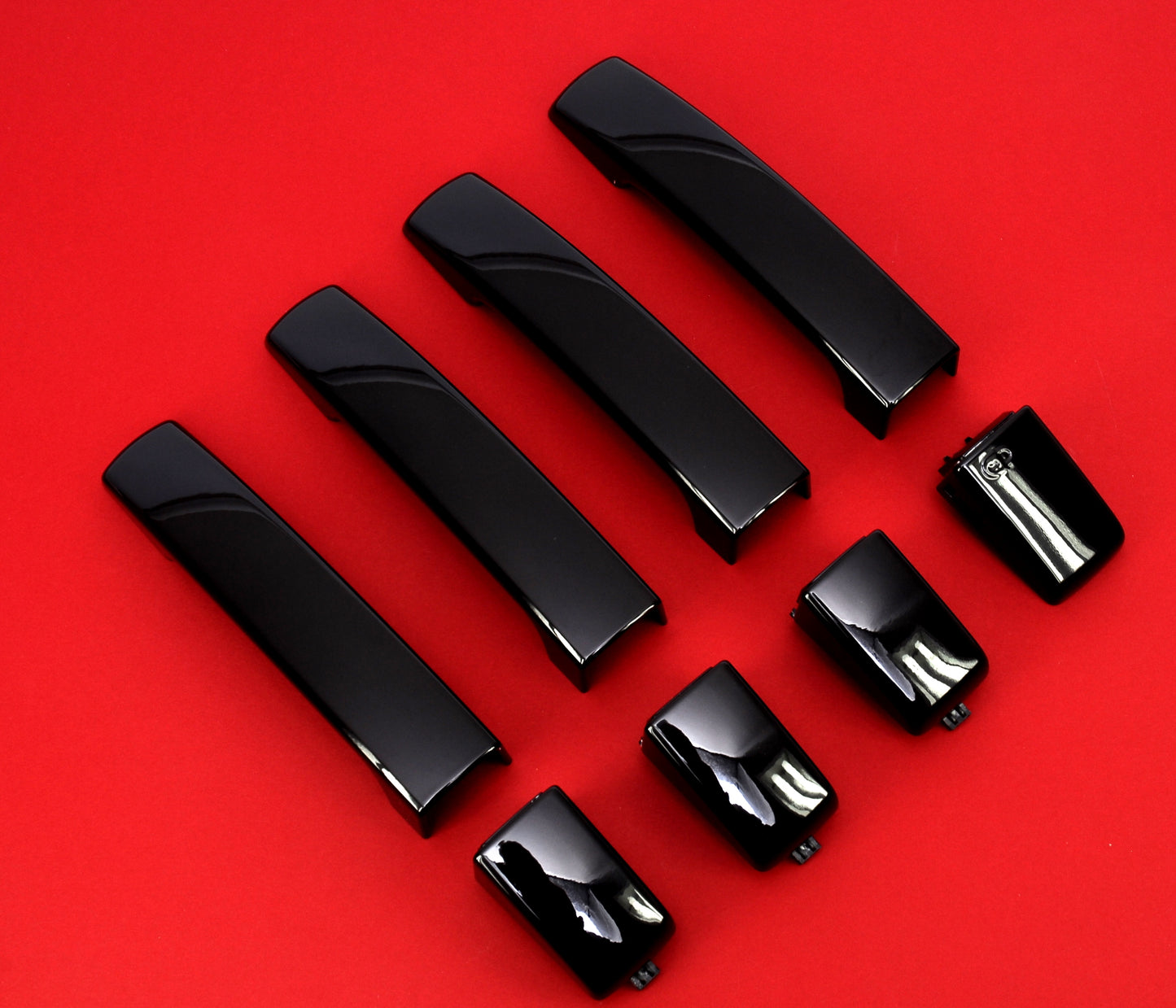 Door Handle "Skins" for Land Rover Discovery 3 fitted with 2 pc Handle - Gloss Black