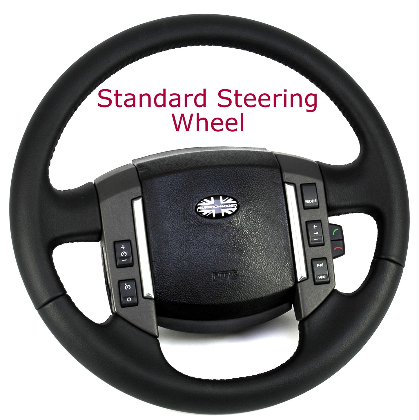 Steering Wheel -Sport Grip - Perf - No Heat - Black Piano for Land Rover Discovery 3