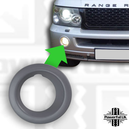 Fog Lamp Bezel for Range Rover Sport L320 2005-09  front bumper - Primer RH
