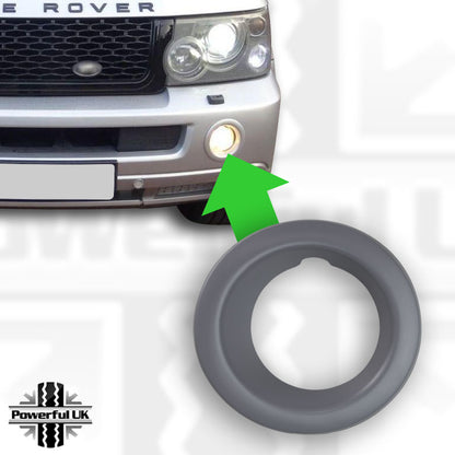 Fog Lamp Bezel for Range Rover Sport L320 2005-09  front bumper - Primer LH