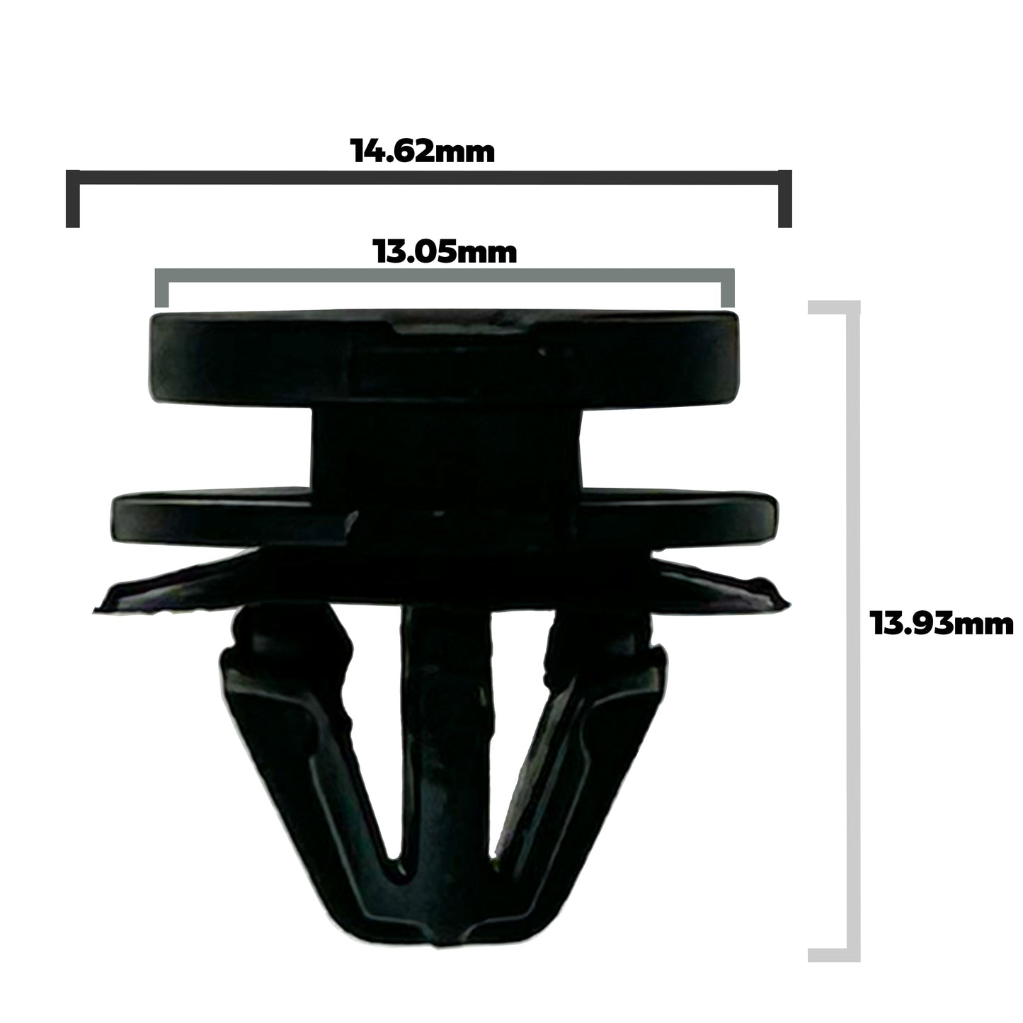 x10 Wheel Arch Plastic Trim Clips for Land Rover Discovery 3 / 4