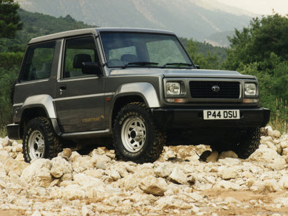 Crystal Square Headlights Daihatsu Fourtrak (Pair) with E Mark - RHD