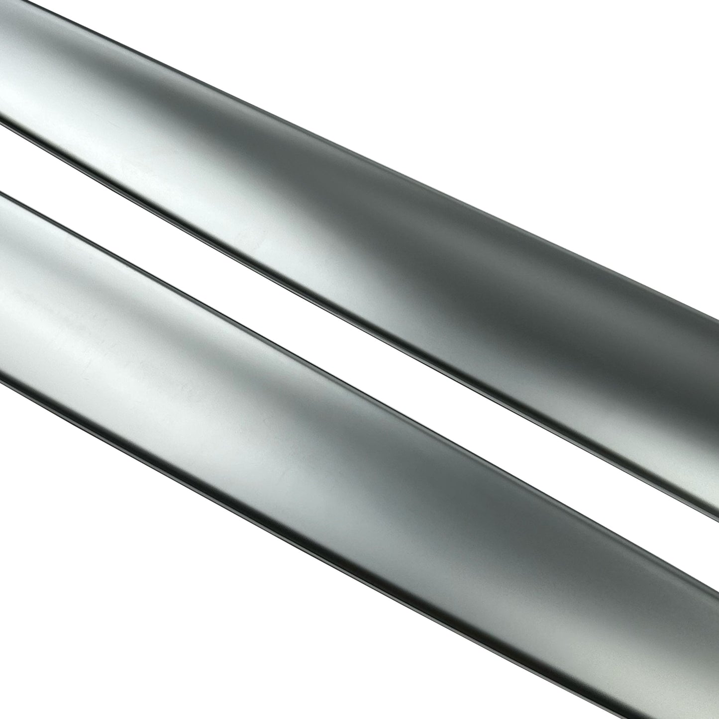 Front Dashboard Panel Covers in Silver for Tesla Model 3 - 2pcs