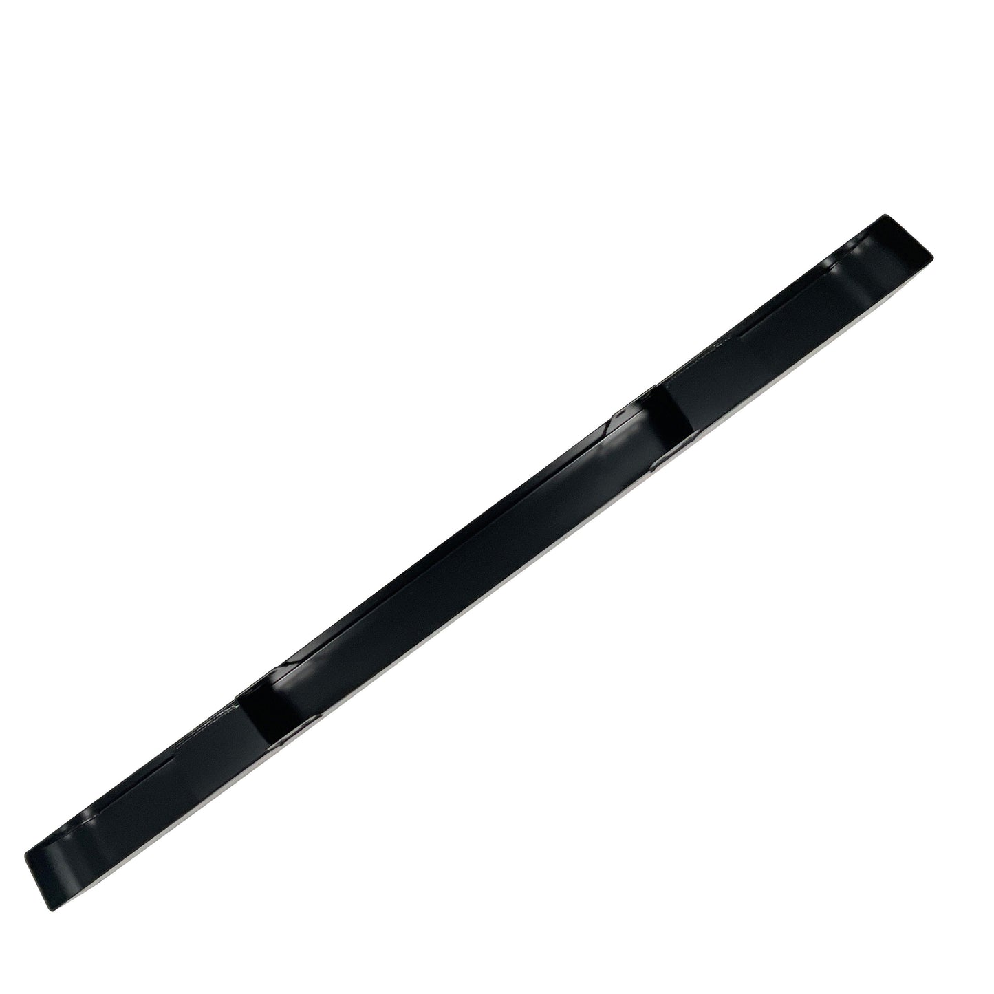 Front Bumper - Black Painted Steel - for Land Rover Defender