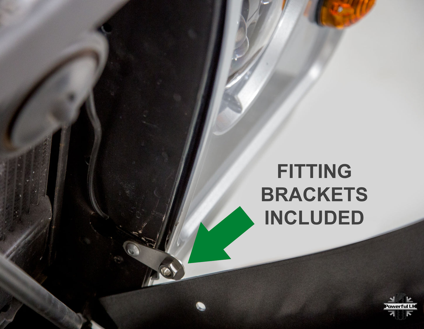 Adventure Style Grille Kit (3pc) - Gloss Black - for Land Rover Defender