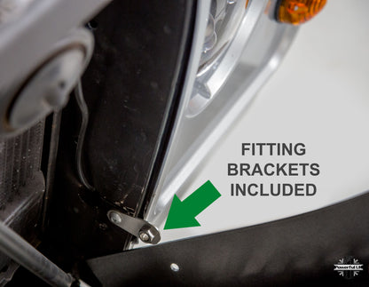 Adventure Style Grille Kit (3pc) - Gloss Black - for Land Rover Defender