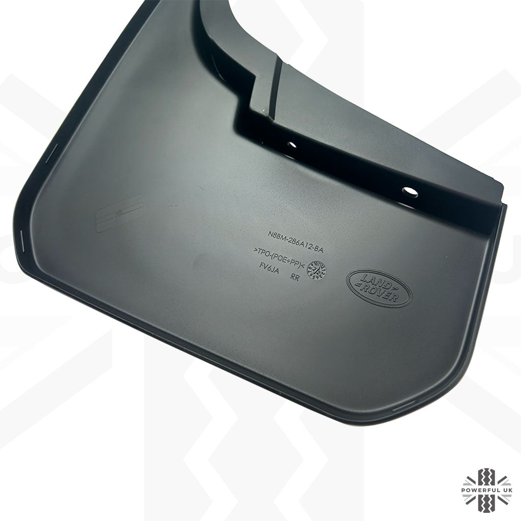 Genuine Rear Mudflaps Classic Design for Land Rover Defender L663 130