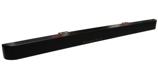 Front Bumper - Black Painted Steel - for Land Rover Defender