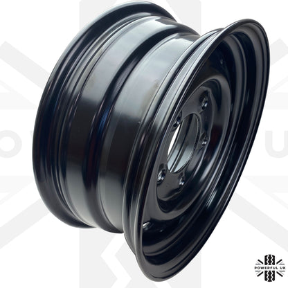 Genuine 16" Steel Wheels - Primer - Set of 5 for Classic Land Rover Defender Heritage