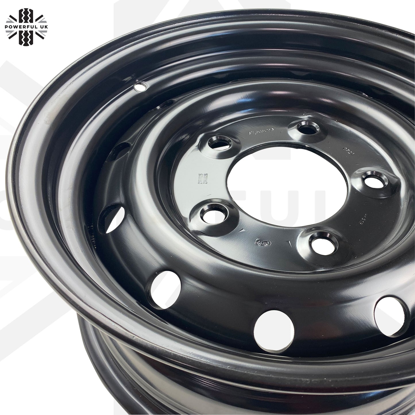 16" Heavy Duty Steel Wheels - Primer - Set of 4 for Classic Land Rover Defender