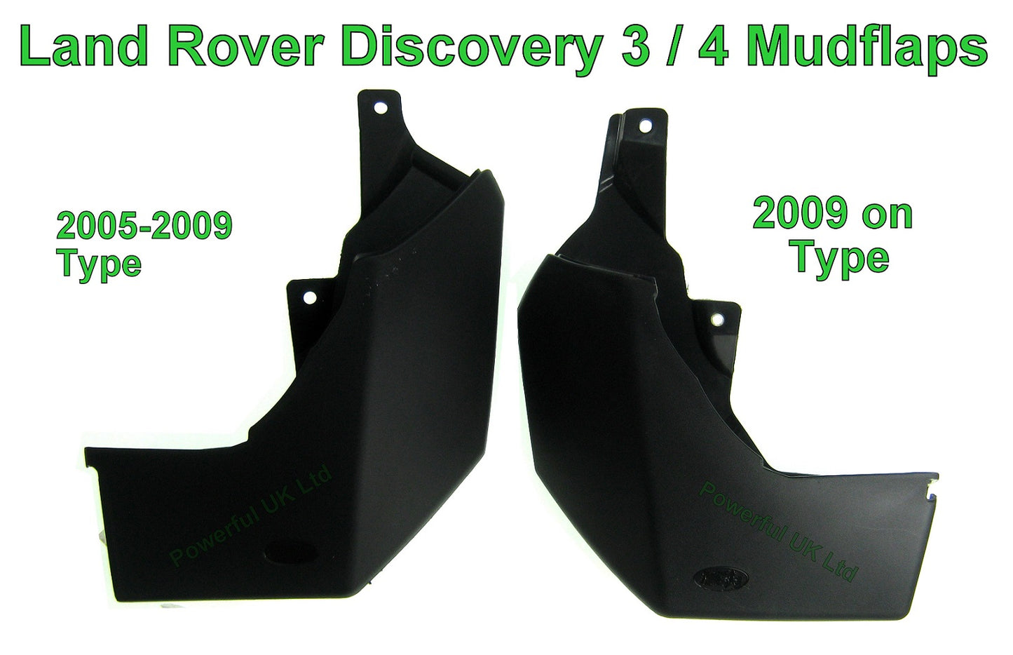 Mudflap kit - Front + Rear - for Land Rover Discovery 4