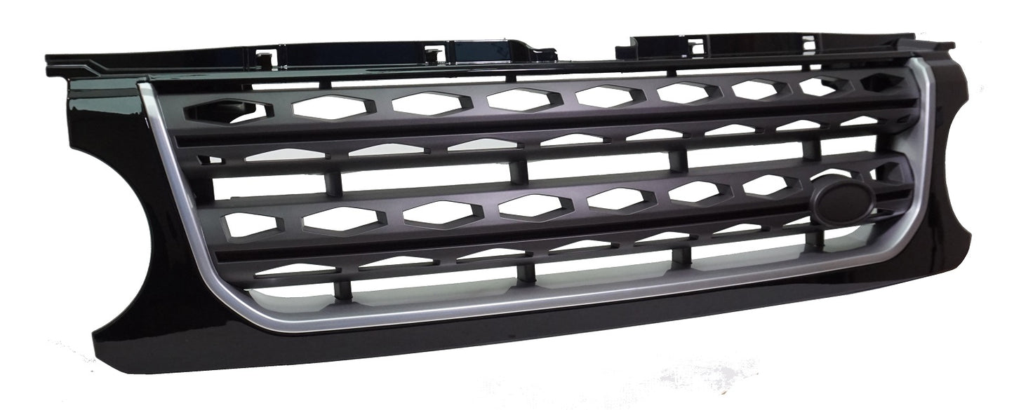 Front Grille "facelift look" - Black / Silver / Grey - for early Land Rover Discovery 4