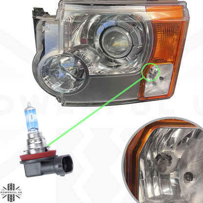 OSRAM H8 Cornering Lamp Bulbs for Land Rover Discovery 3 (2005-09)