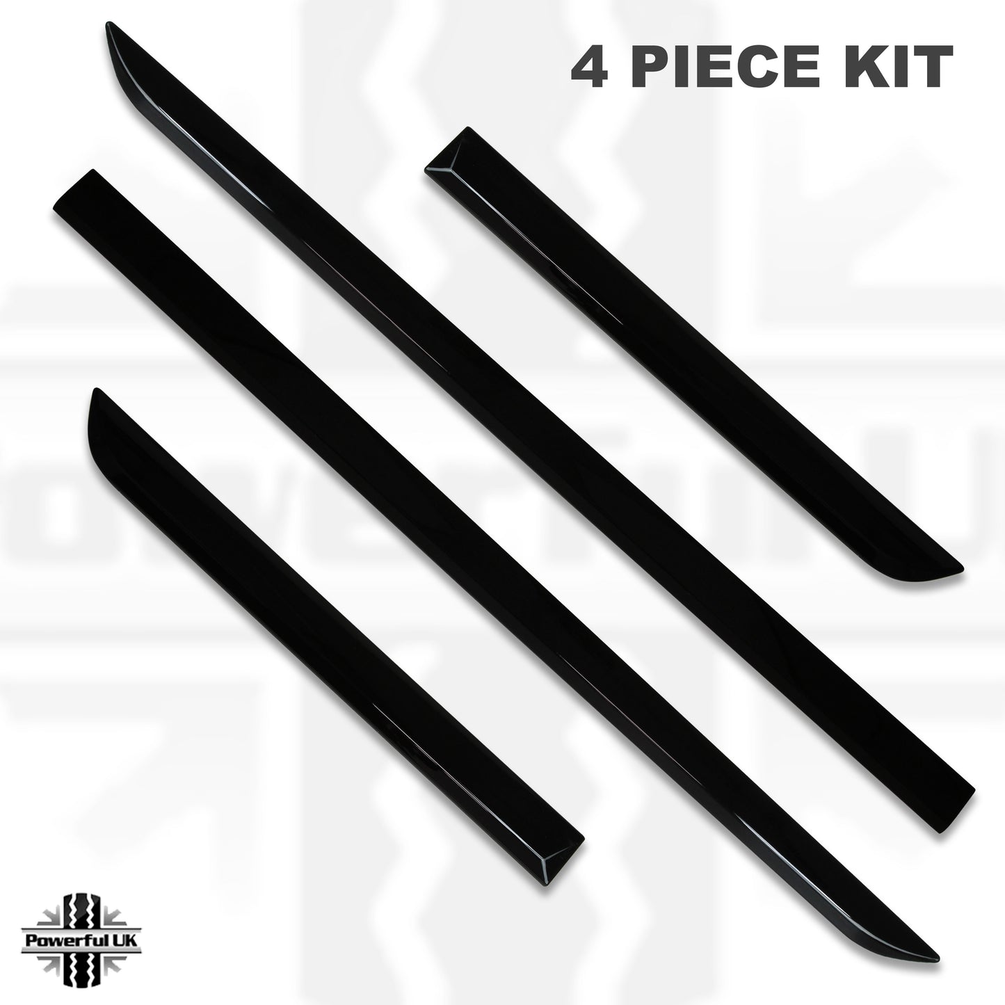 Door Rubbing Strip Gloss Black for Land Rover Discovery 5