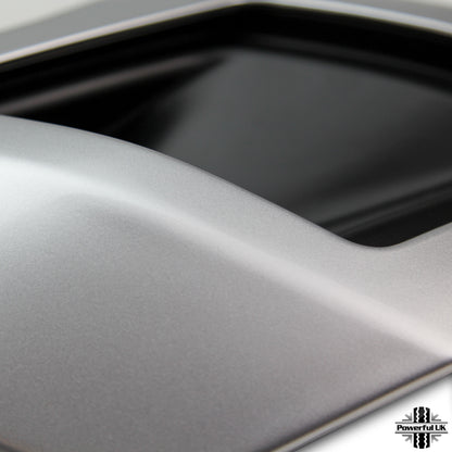 Rear bumper Twin Exhaust trims in Silver for Land Rover Discovery 5 (2017-20) HSE dynamic