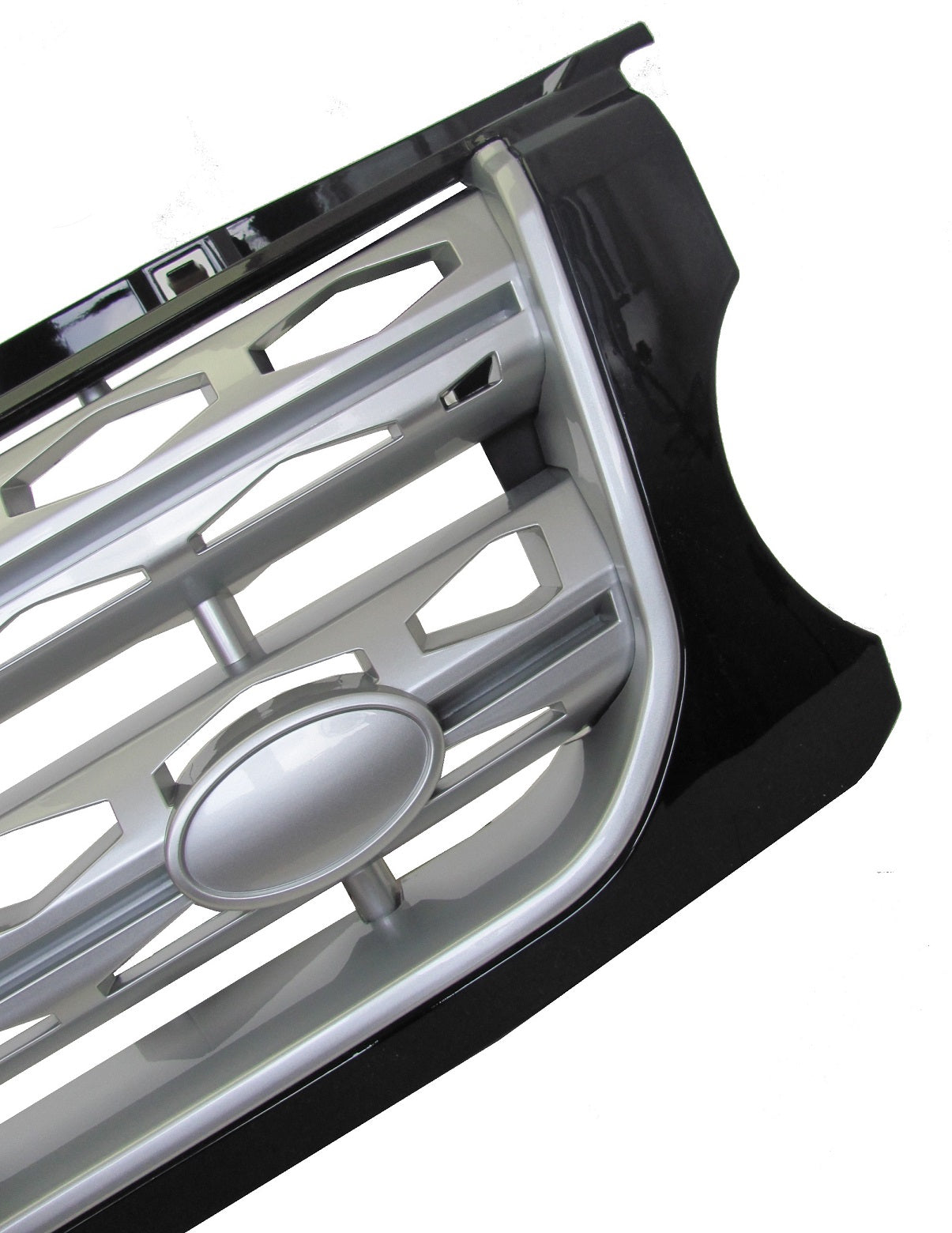 Front Grille - Black / Silver / Silver - for Land Rover Discovery 4 Facelift 2014 on