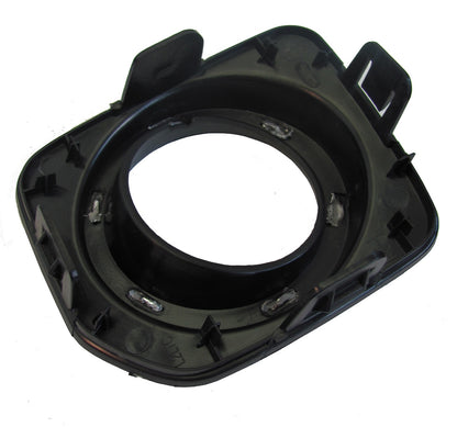 Front Bumper Fog Lamp Bezels - Black + Silver - for Land Rover Discovery 4 2014-16