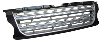 Front Grille - Black / Silver / Silver - for Land Rover Discovery 4 Facelift 2014 on