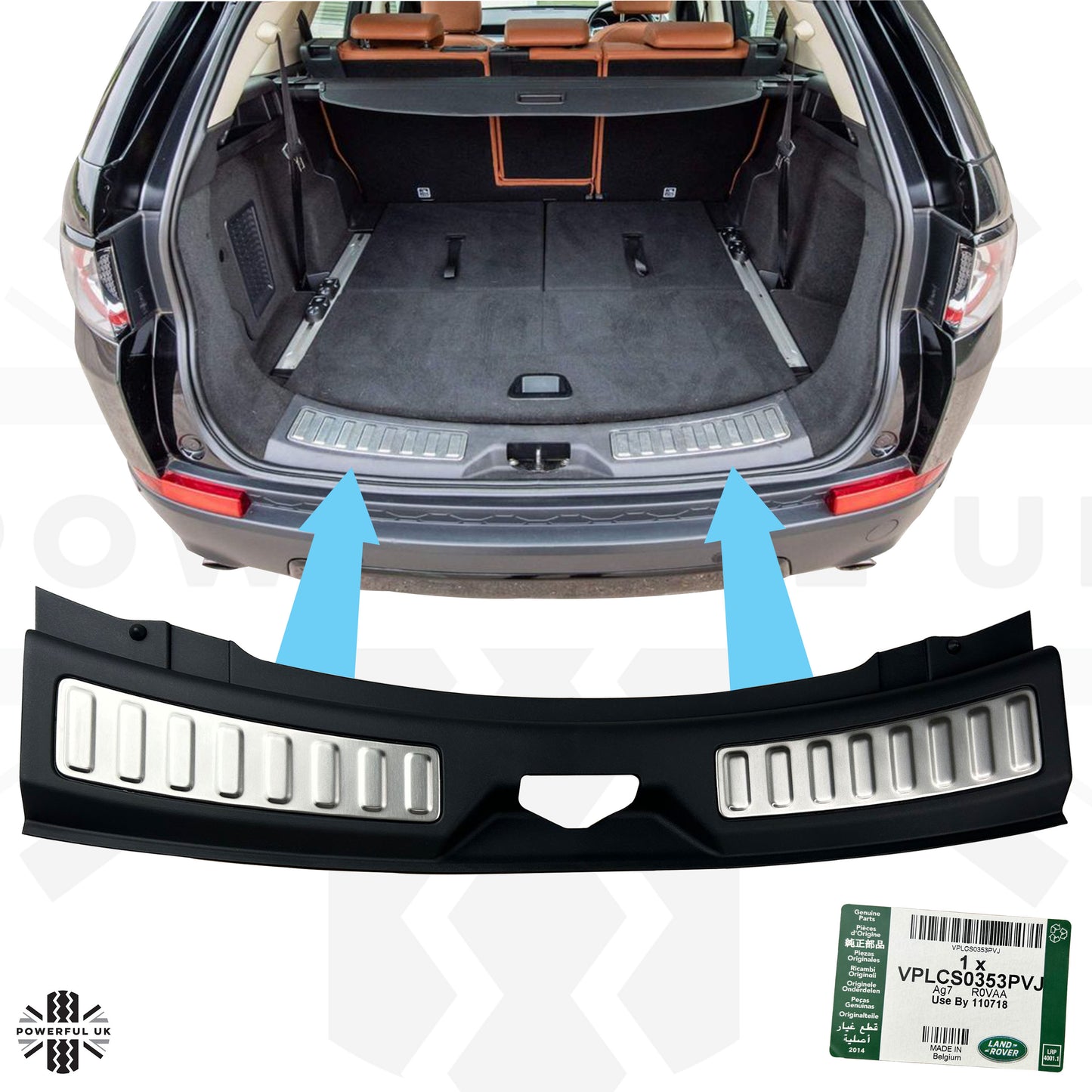 Genuine Loadspace Finisher Black + Stainless Steel for Discovery Sport
