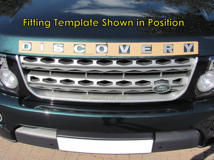 DISCOVERY Front Lettering Template for Land Rover Discovery 3/4