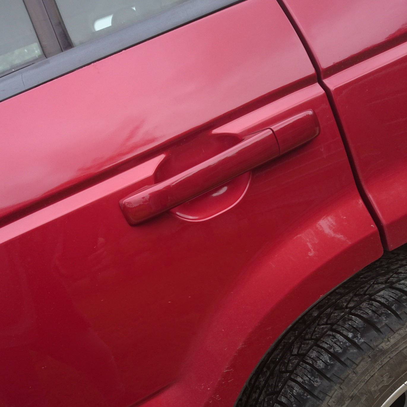 Door Handles Covers (8pc) for Range Rover P38 - Rioja Red