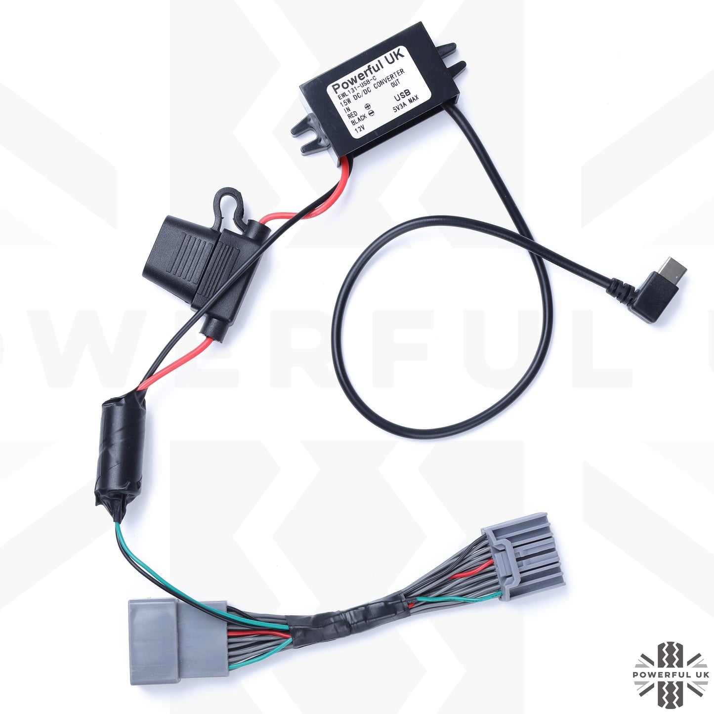 Dash Cam Overhead Console Wiring Kit for Range Rover L460 - USB-C