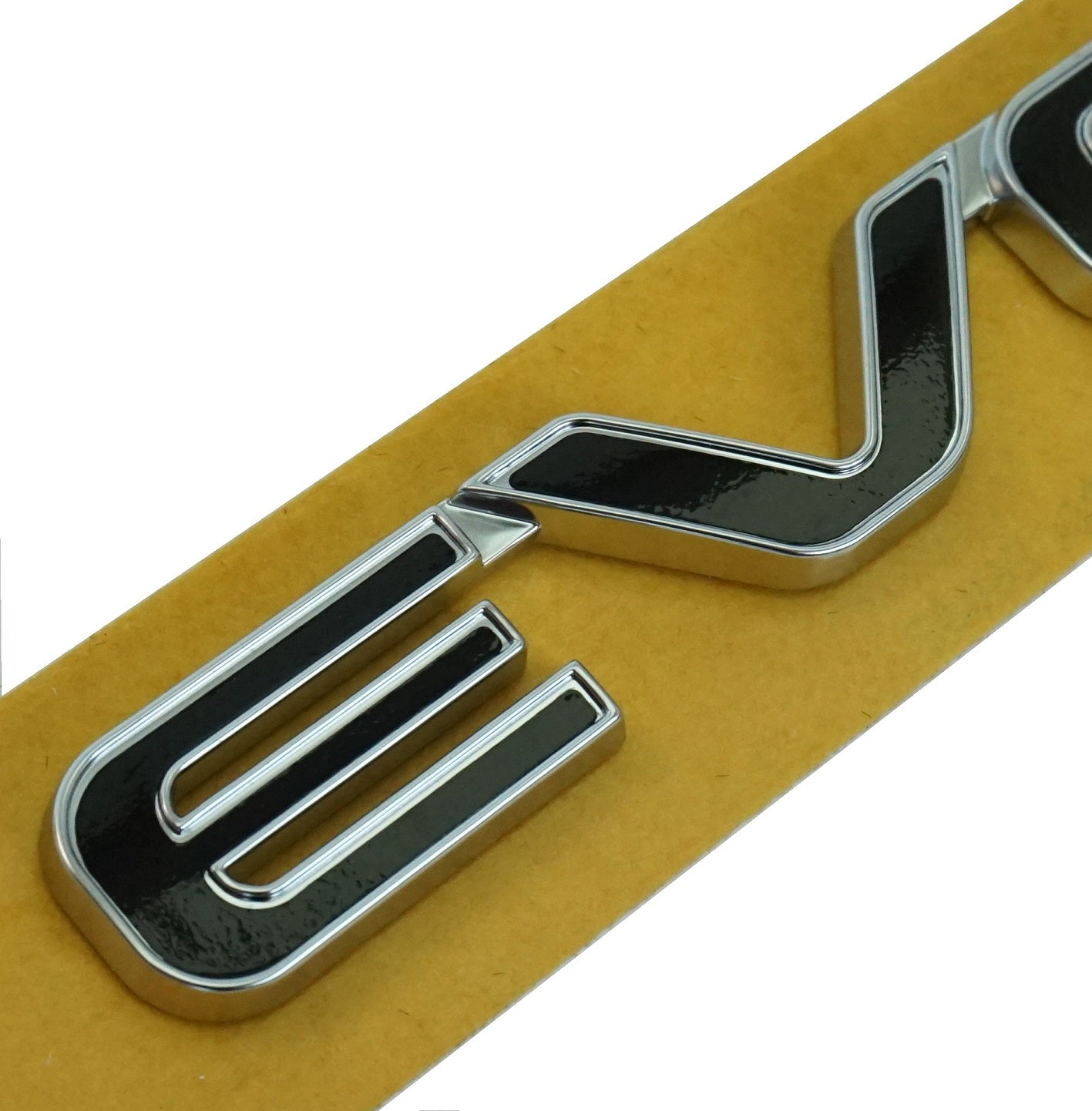 Genuine "EVOQUE SD4" Rear Badge - Black & Chrome for Range Rover Evoque