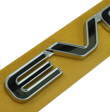 Genuine "EVOQUE SD4" Rear Badge - Black & Chrome for Range Rover Evoque