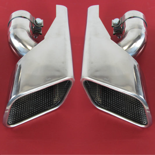 HST Style Exhaust Tips for Range Rover Sport - Diesel - Stainless