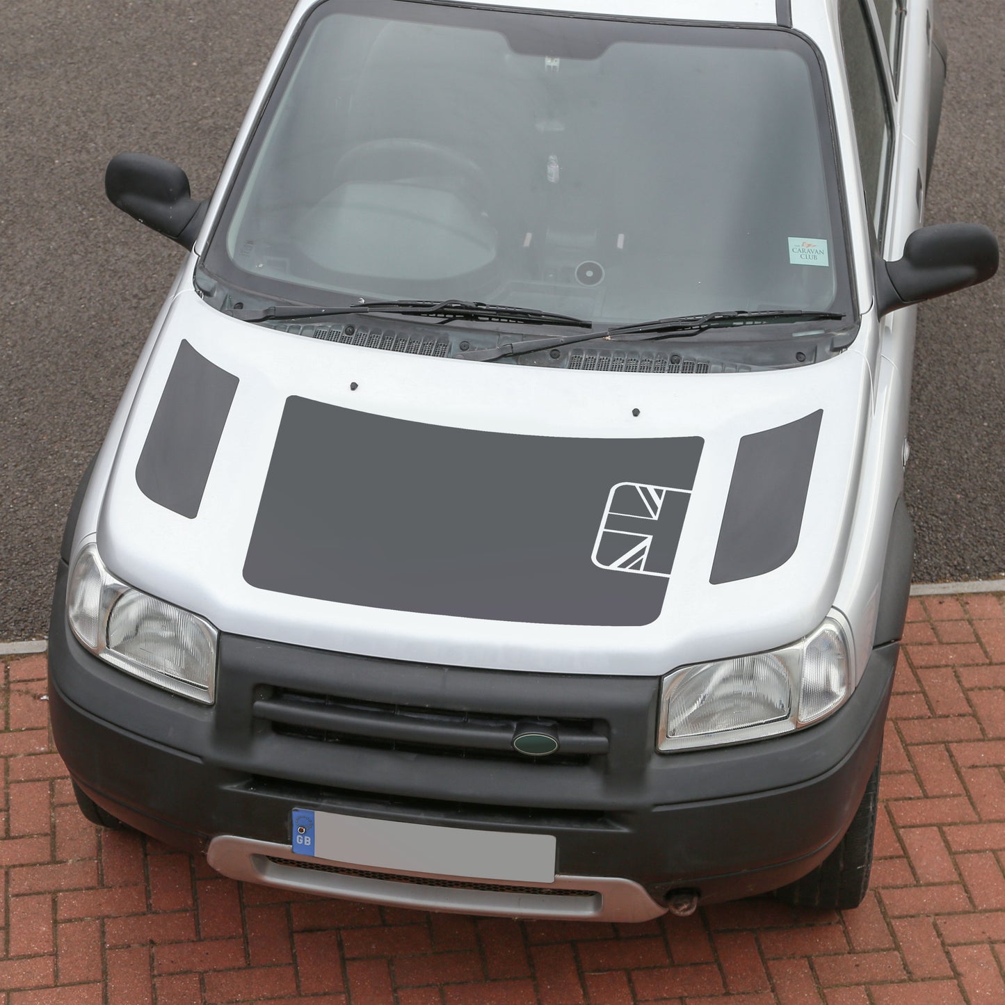 Bonnet Decal Set - FL1 & Union Jack Inserts - for Land Rover Freelander 1