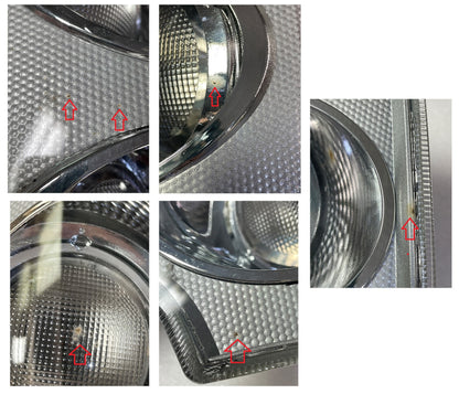 B-GRADE - Front Side Light / Indicator Assembly for Range Rover L322 - Clear Indicator/Silver Body - P