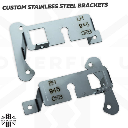 Full "2in1" LED Fog Lamp & DRL Kit with wiring for Land Rover Discovery 3