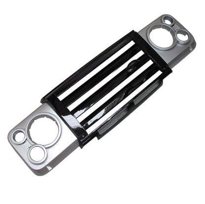 Front Grille Kit - Black & Silver - for Land Rover Defender SVX