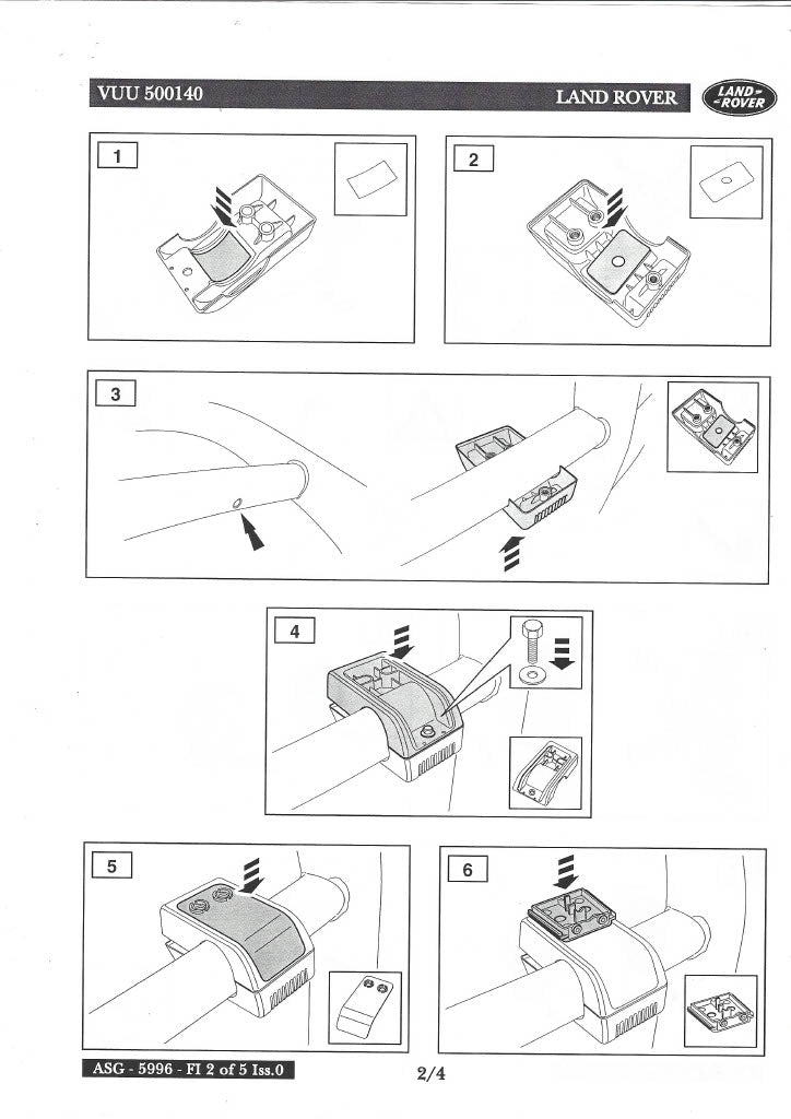 Genuine Spot Light Mounting Kit for Roll / Nudge Bar