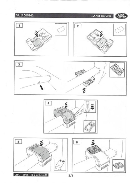 Genuine Spot Light Mounting Kit for Roll / Nudge Bar