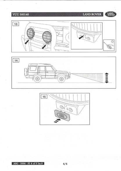 Genuine Spot Light Mounting Kit for Roll / Nudge Bar