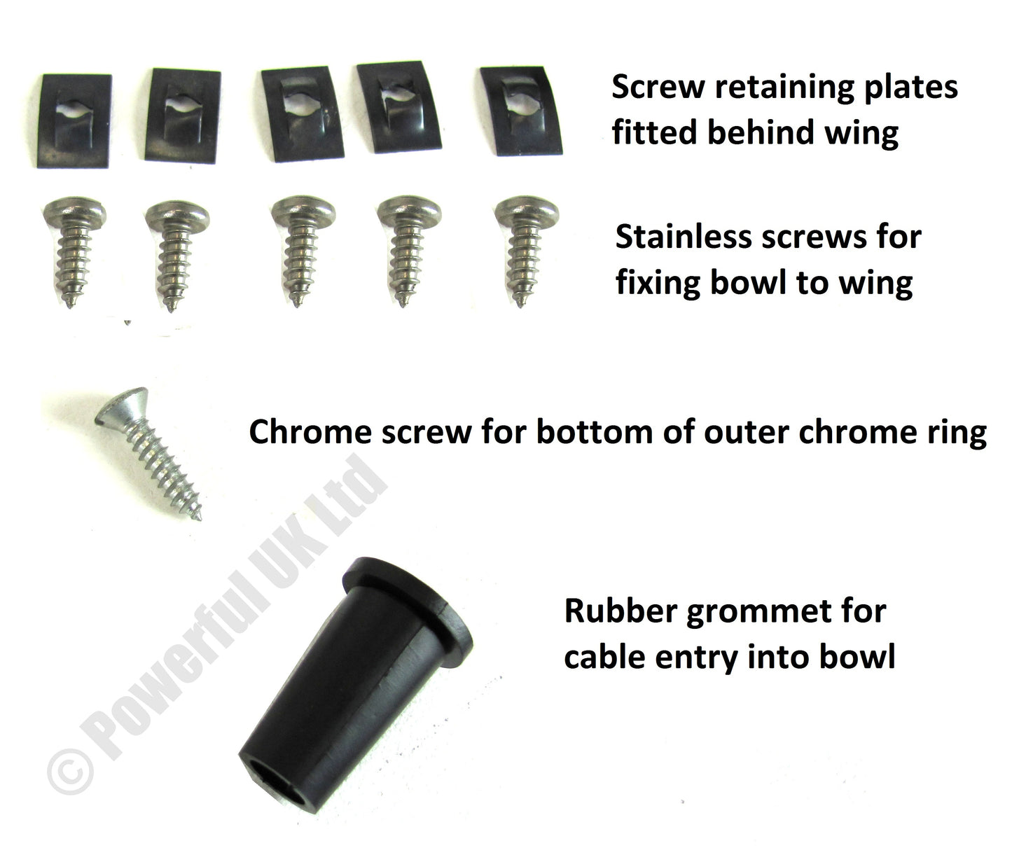 Classic Mini Full Crystal Headlight Upgrade kit (Lamps + Bowls + Bulbs ) - RHD