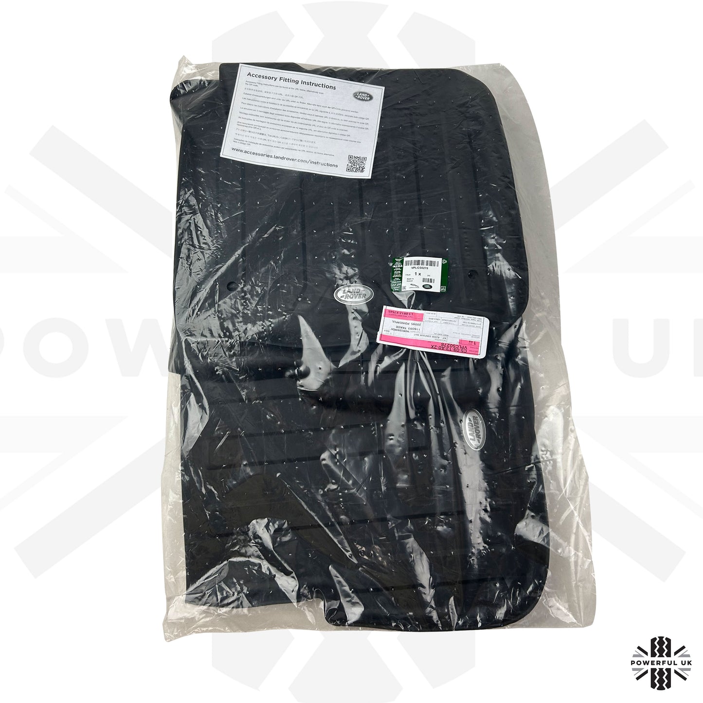 Rubber Floor Mat Set (Genuine) - RHD - for Land Rover Discovery Sport (2014-18)