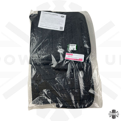 Rubber Floor Mat Set (Genuine) - RHD - for Land Rover Discovery Sport (2014-18)