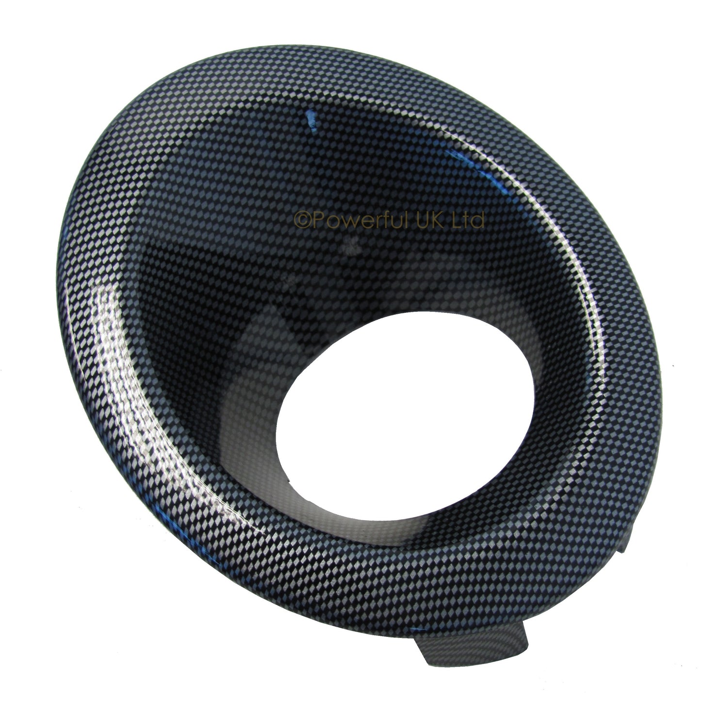 Front Bumper Fog Lamp Bezels in Carbon Effect for Land Rover Freelander 2 - PAIR