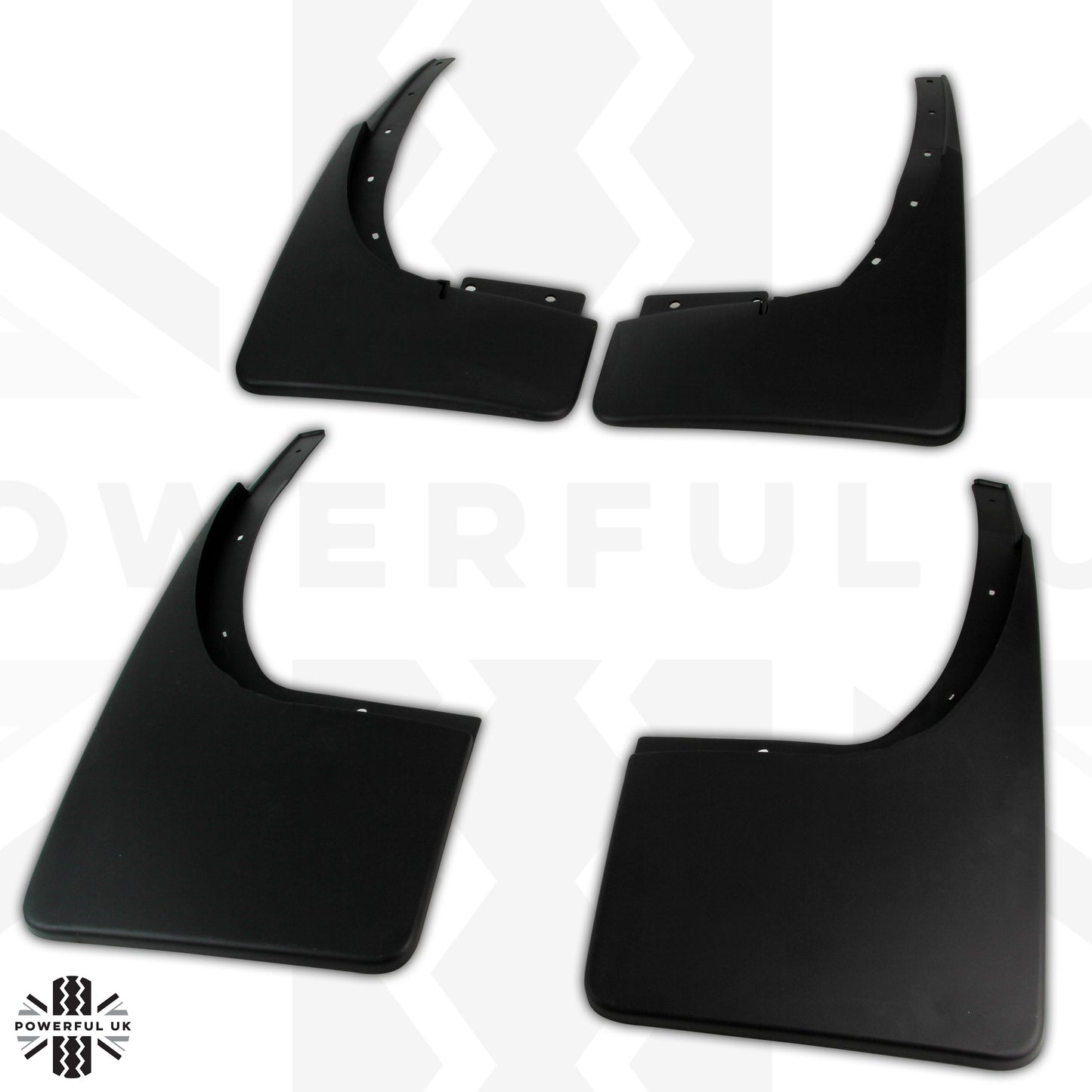 Mudflap Set (4pc) - Front & Rear - Ford Ranger 2012-on